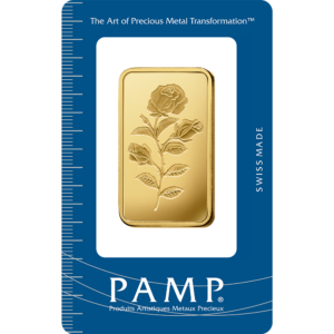 1 Ounce Rosa Gold Bar Swiss PAMP